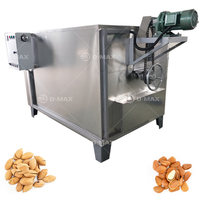 Rostatura di noci di pino Fagioli di cacao Fagioli di ceci Rostatrice di grani di arachidi Macchina di rosto di semi di melone in gomma Tagliatrice