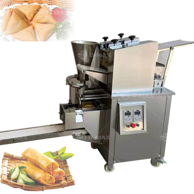 Voltaggio 220v Acciaio Stainless Automatic Spring Roll Patti Empanada Samosa Making Machine