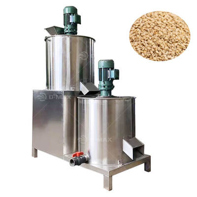 Potente macchina per la pulizia dei semi di sesamo da 2,2 kW Funzione di peeling e lavaggio