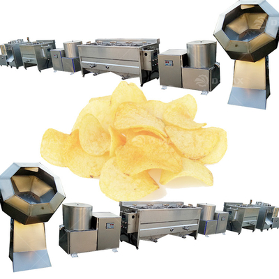 Macchina elettrica per la produzione di patatine 3 HP per la linea di processo semiautomatica su piccola scala