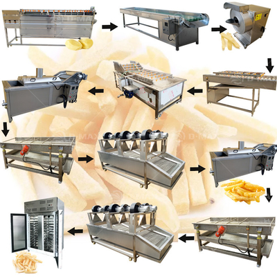 Macchine per l'industria della lavorazione delle patate fritte Funzione Macchina di produzione completamente automatica