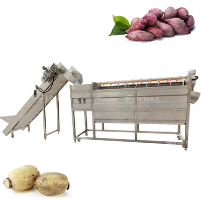 Linea di trasformazione delle verdure ad alta velocità con potenza di 3,75 kW e tecnologia di pulizia delle bolle