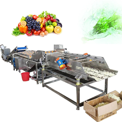 Linea di trasformazione delle verdure ad alta velocità con potenza di 3,75 kW e tecnologia di pulizia delle bolle