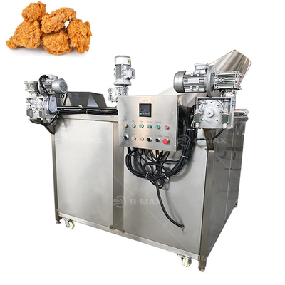 Linea di lavorazione della frittura Controllo della temperatura Macchina di frittura a lotti per alta produttività