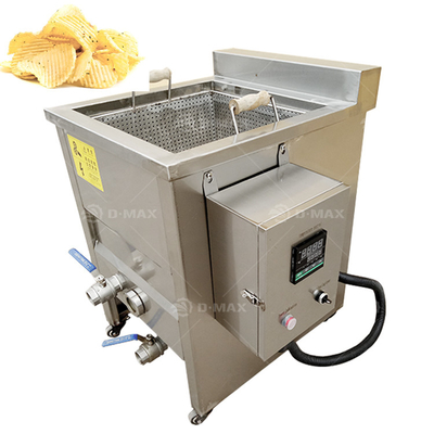 Linea di lavorazione della frittura Controllo della temperatura Macchina di frittura a lotti per alta produttività