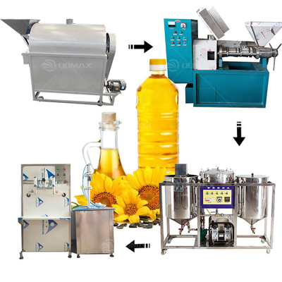 Macchina di estrazione di olio facile da usare per arachidi gamma di applicazioni nell'industria alimentare
