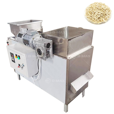 Tagliatrice di nocciolini di arachidi Macchina di taglio a strisce di noccioline di mandorle 1300*750*1300mm per industria