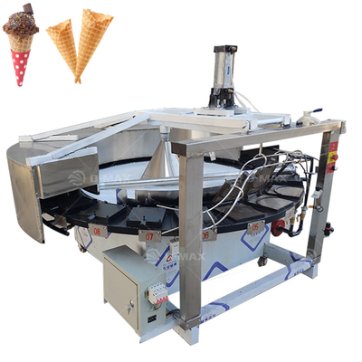 300 pcs/h Capacità elettrica/gas Crispy Biscuit Roll Maker per deliziosi biscotti a wafer