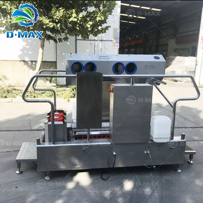 Sistema di pulizia automatica per laboratorio alimentare