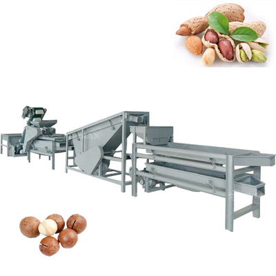 Macchina automatica per la deposizione di noccioline e di mandorle per impianti di trasformazione di noccioline