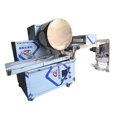 Voltaggio automatico 380v Pancake Chapati Spring Roll Wrapper Egg Roll Skin Maker Machine