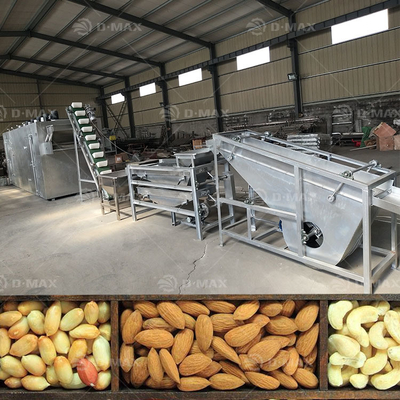 Vibrazione Separatore di guscio di nocciolo di mandorle per la rottura del guscio di palma di mandorle secca