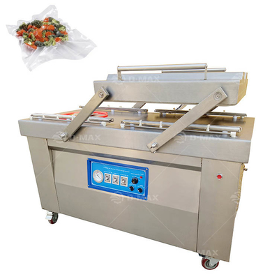 1200*680*1000mm Commercial Double Chamber Block Rice Vacuum Packing Machine per noci