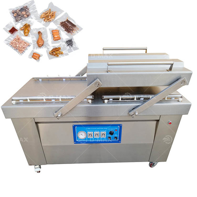 1200*680*1000mm Commercial Double Chamber Block Rice Vacuum Packing Machine per noci