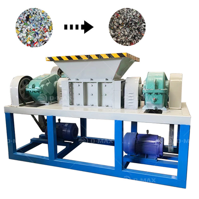 Cisterne di alluminio triturazione di rottami di metallo trituratore a doppio albero con funzionalità multifunzionali