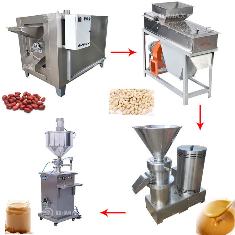 Apparecchiature per la produzione di marmellata di noci Macchina avanzata per la produzione di pasta di oliva per il burro di arachidi