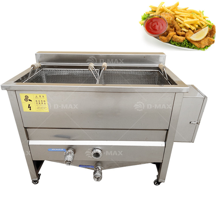 Linea di lavorazione della frittura Controllo della temperatura Macchina di frittura a lotti per alta produttività