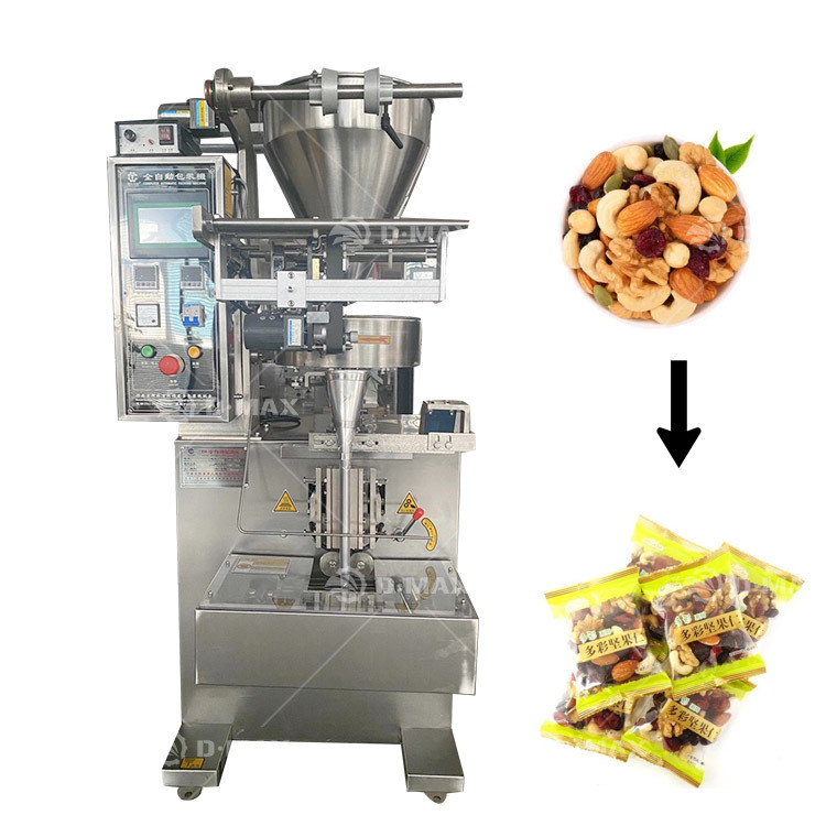 Macchina di imballaggio a sacchetto alimentare di tipo rotativo per confezioni a pino e confezioni multifunzione