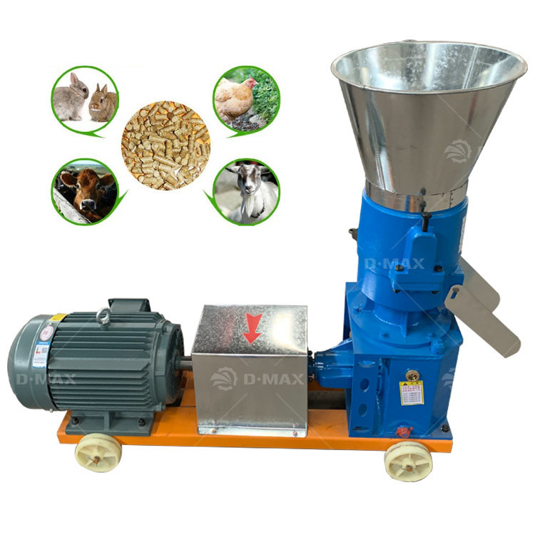 Macchine per la trasformazione dei mangimi per pollame delle piccole aziende agricole con pellet regolabili 1050*360*590mm
