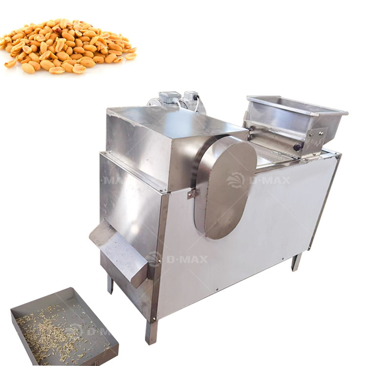 Tagliatrice di nocciolini di arachidi Macchina di taglio a strisce di noccioline di mandorle 1300*750*1300mm per industria