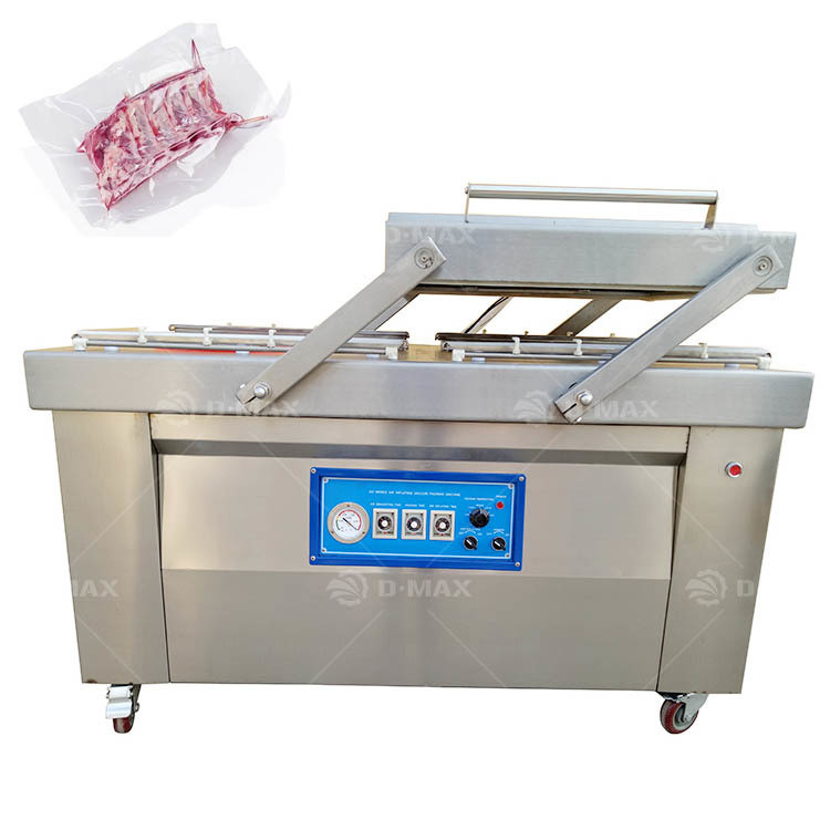 1200*680*1000mm Commercial Double Chamber Block Rice Vacuum Packing Machine per noci